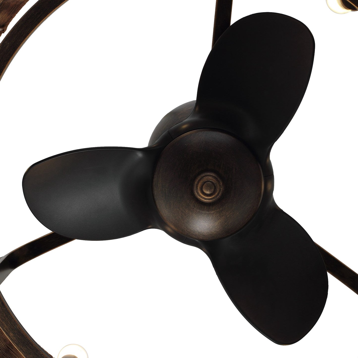 24" 3-Blade 6-Light Woven Farmhouse Ceiling Fan with Light