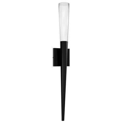 Encino 1-Light Crystal and Gun Metal Wall Sconce