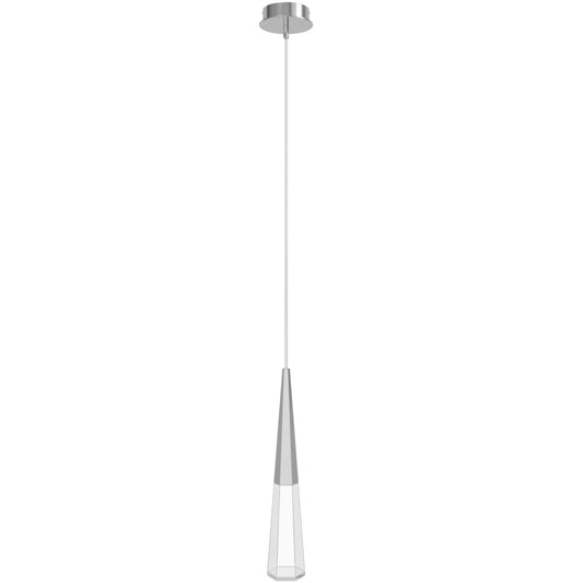 Avalon 1-Light Polished Chrome Pendant Light