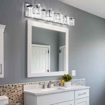 Kolt Chrome Traditional 5-Light Bathroom Vanity Light