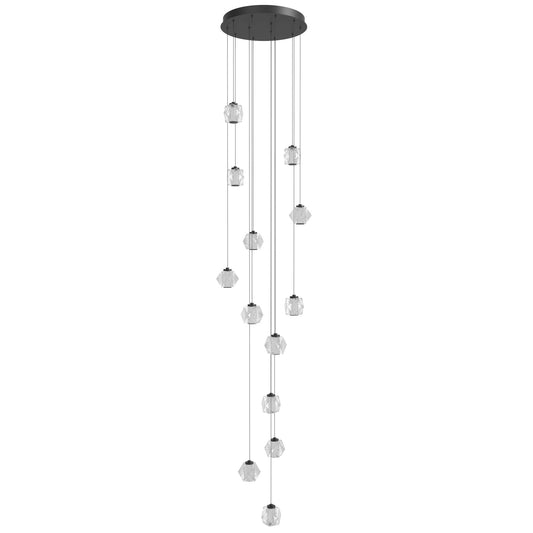 Beluga 13-Light Modern Black LED Pendant Light