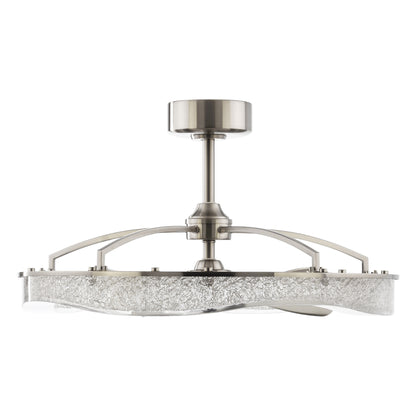 32" Perimost Brushed Silver LED Ceiling Fan