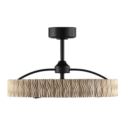 29" Farmhouse Fandelier Ceiling Fan with LED Light