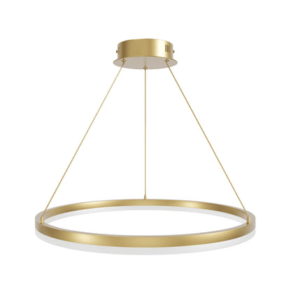 Circa 24" Modern Gold Ring LED Pendant Light