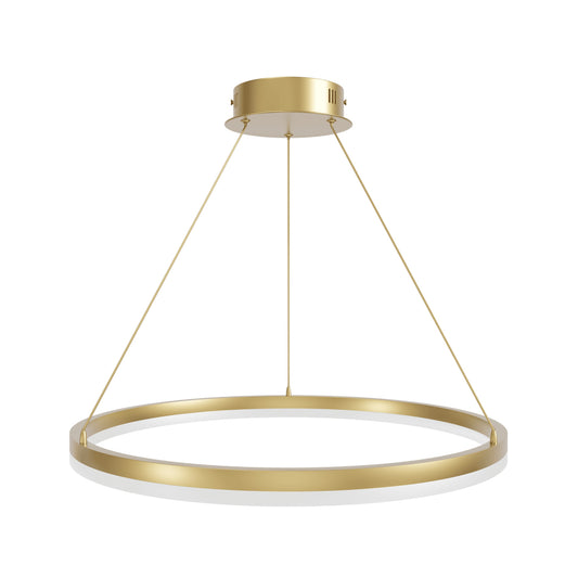 Circa 24" Modern Gold Ring LED Pendant Light