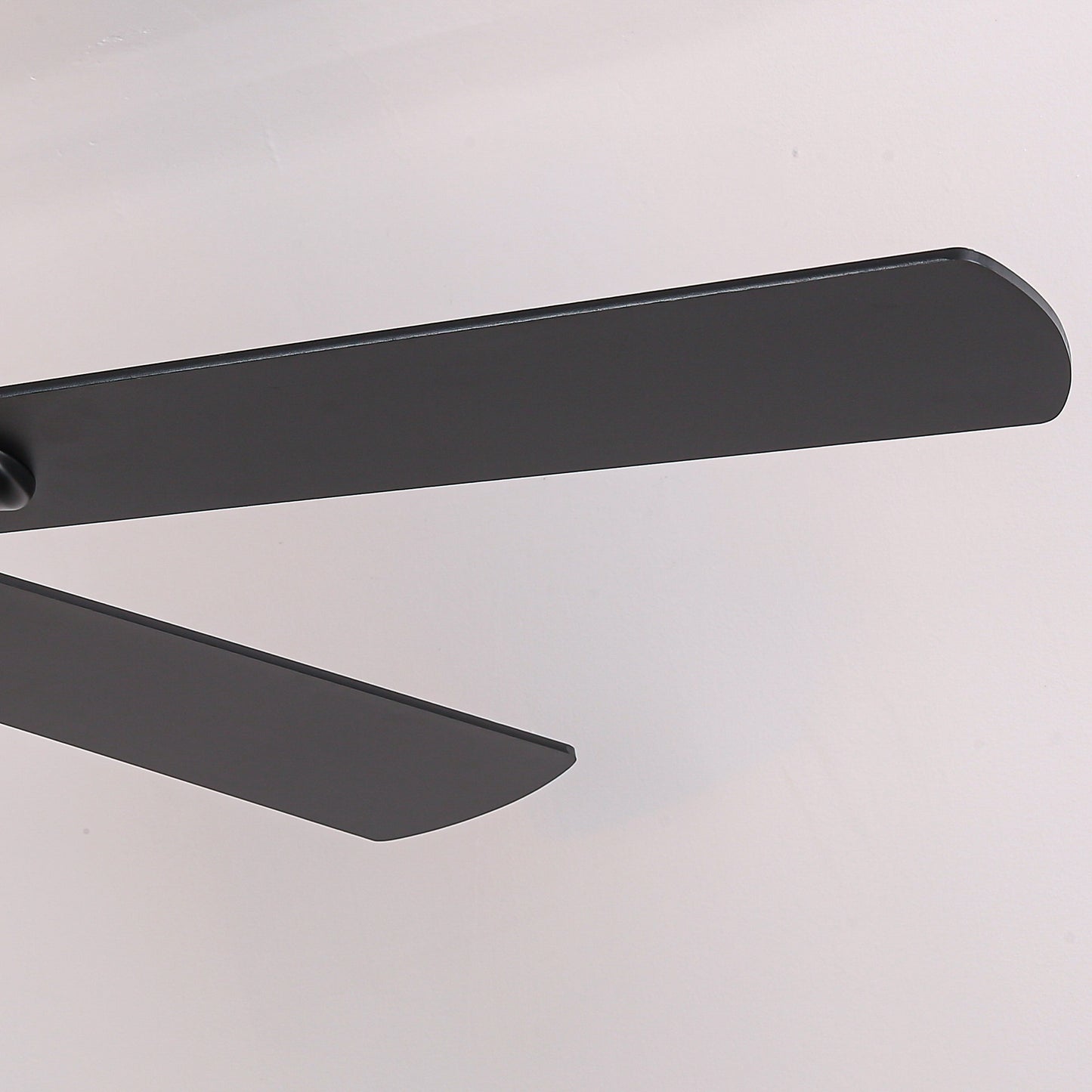 52" Crystal Ceiling Fan with Light & Remote – Black 5-Blade, DC Motor, Large Room