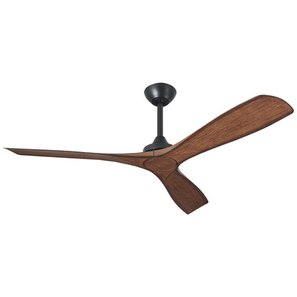 52" Farmhouse Ceiling Fan No Light with Remote – Rustic Indoor/Outdoor, Quiet DC Motor