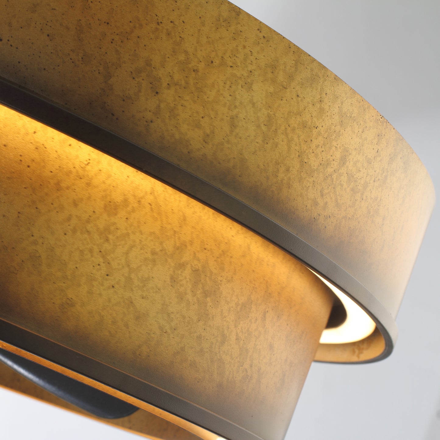 32" Perimost Gold Caged LED Ceiling Fan