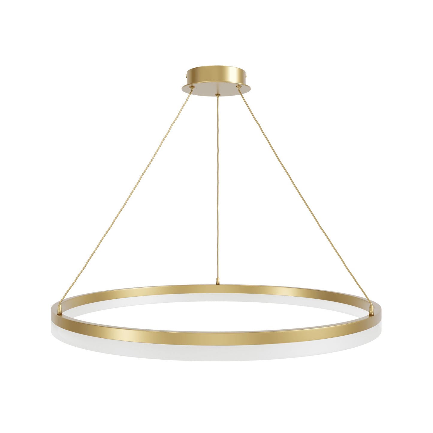 Circa 39" Modern Gold Ring LED Pendant Light