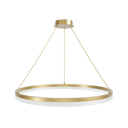 Circa 39" Modern Gold Ring LED Pendant Light