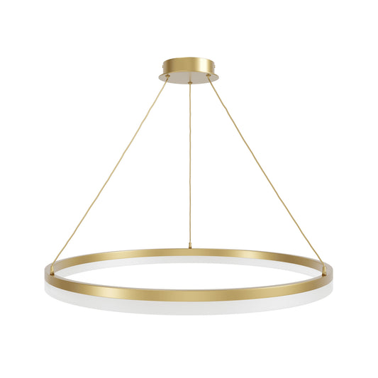 Circa 39" Modern Gold Ring LED Pendant Light