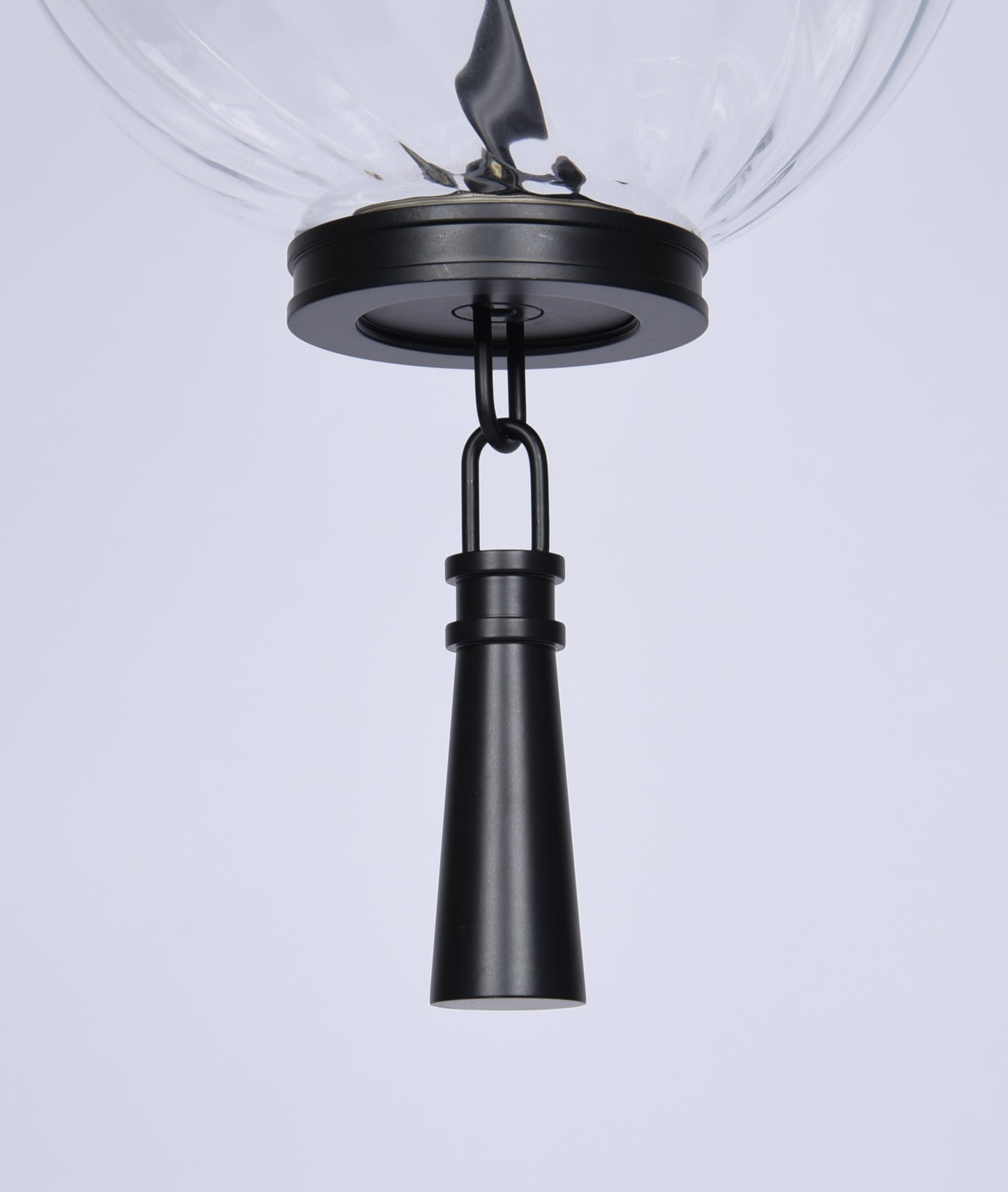 Modern Black LED Pendant Light – Minimalist Hanging Light, Dimmable