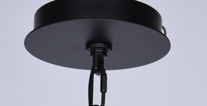 Modern Black LED Pendant Light – Minimalist Hanging Light, Dimmable
