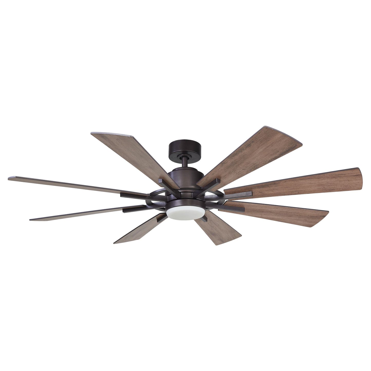 60" Farmhouse Ceiling Fan with Light & Remote – 8-Blade, Quiet DC Motor, Indoor/Outdoor