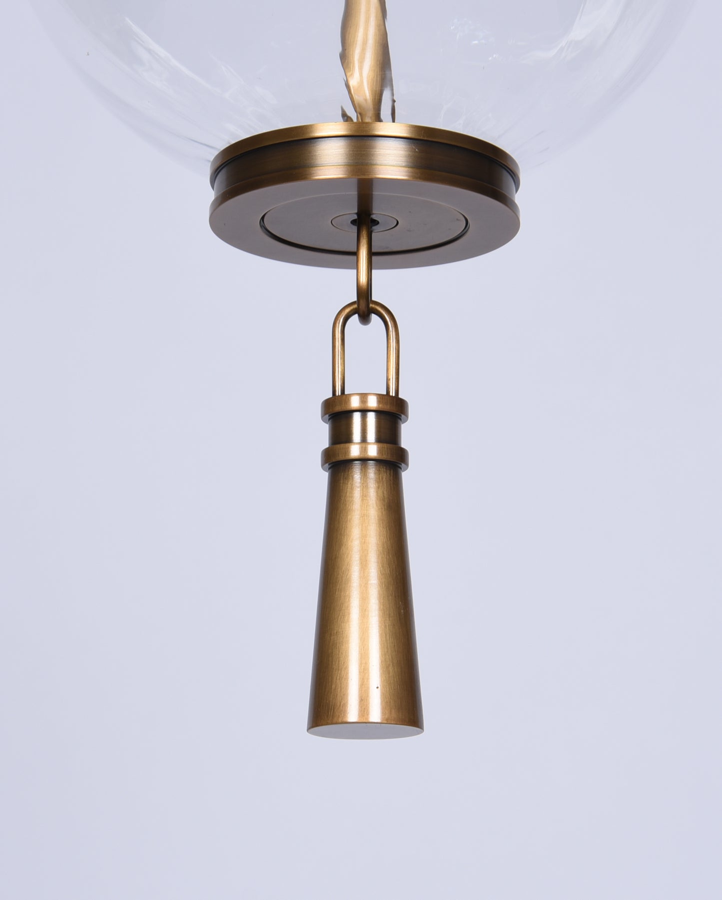 Modern Brass 2-Tier LED Pendant Light – Contemporary Linear Chandelier, Dimmable