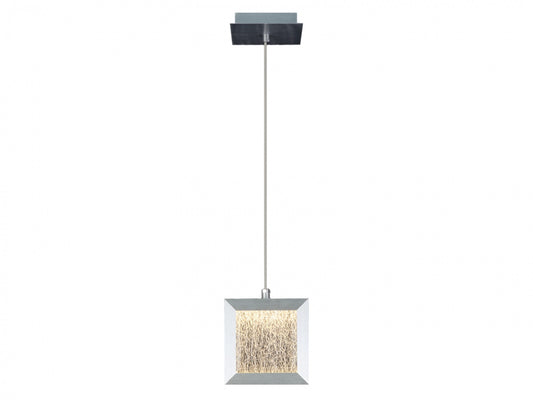 Brentwood 1-Light 6" Brushed Aluminum Pendant Light