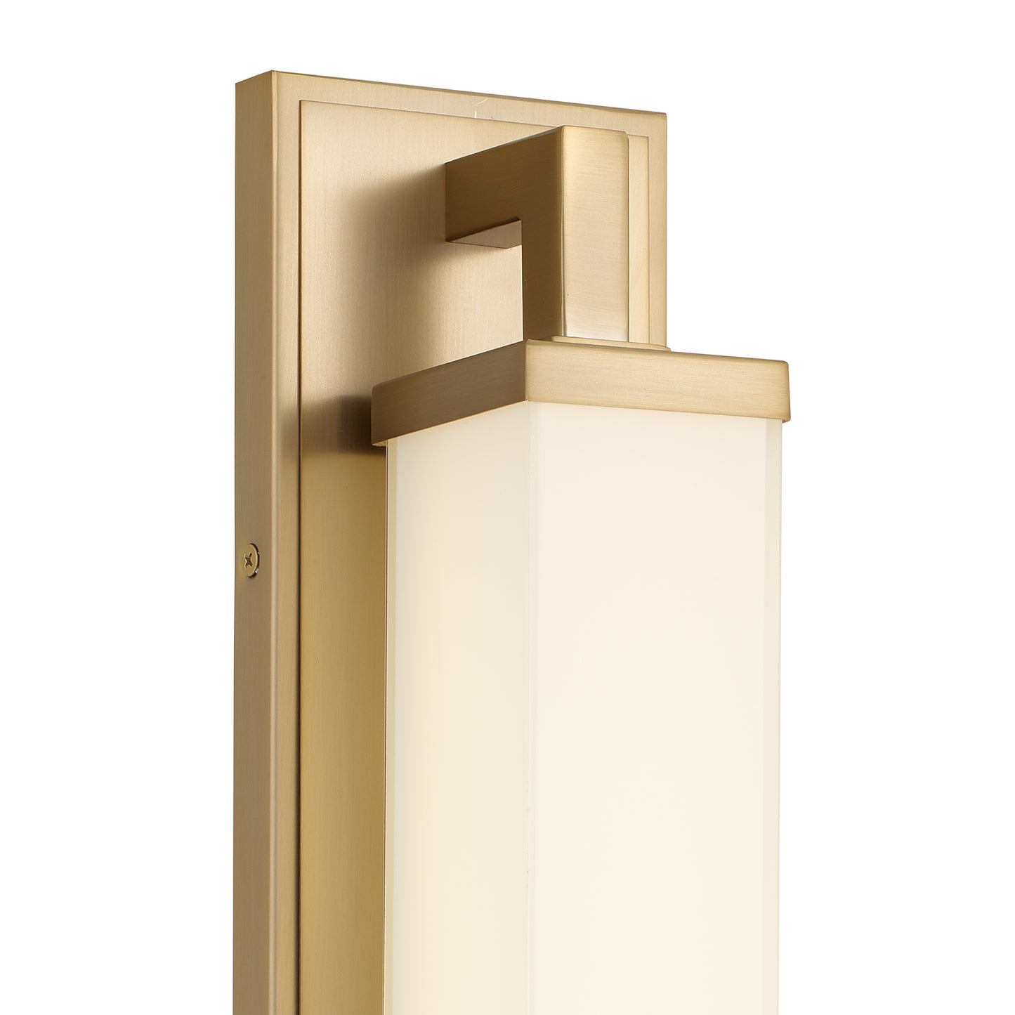 Zenith 34" Antique Brass LED Bathroom Vanity Light
