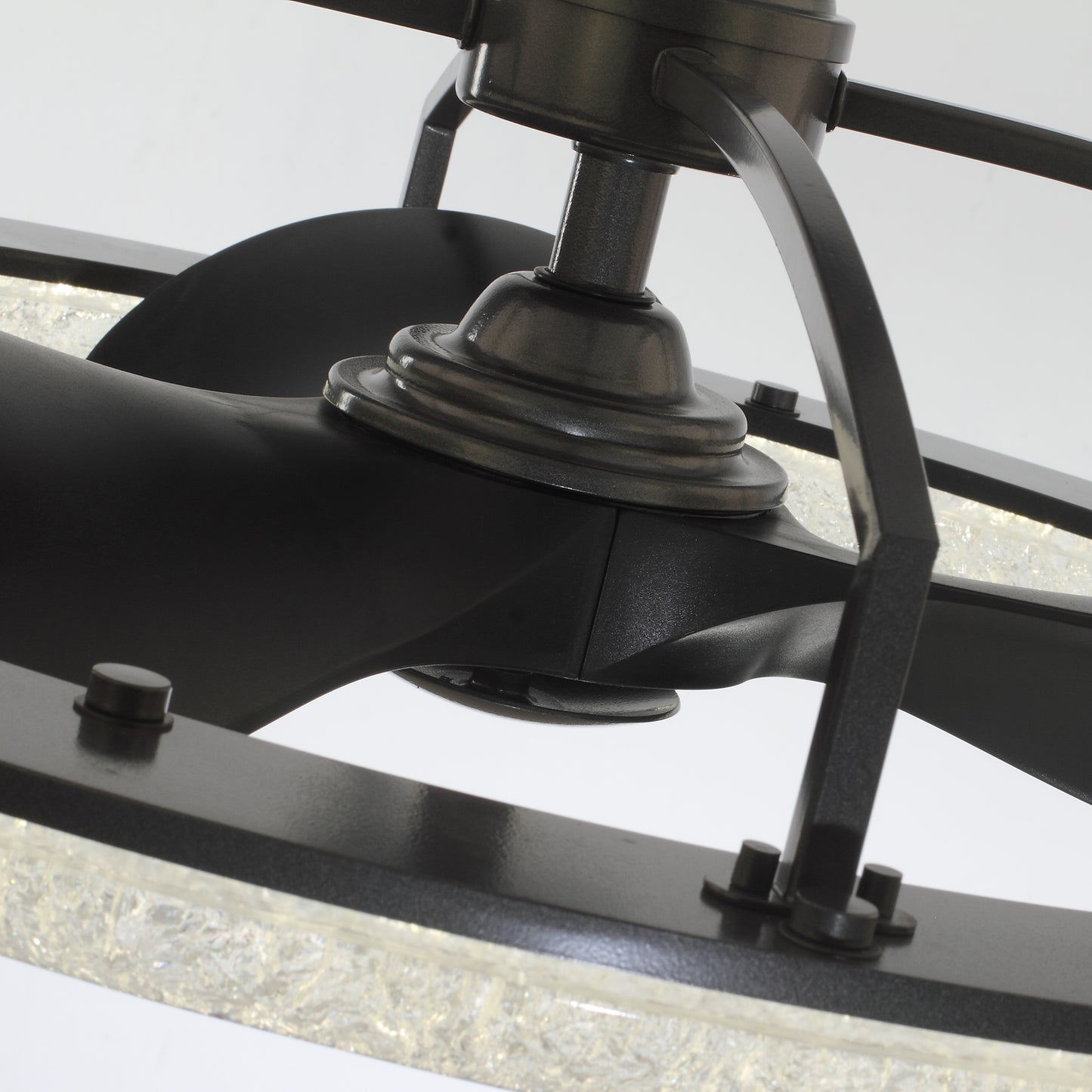 32" Perimost Modern Black LED Ceiling Fan