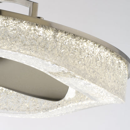 32" Perimost Brushed Silver LED Ceiling Fan