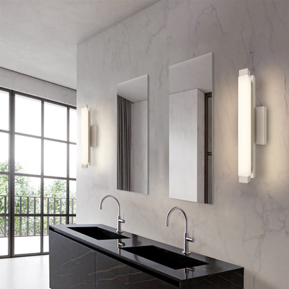 Serenity 20" Brushed Nickel LED Bathroom Vanity Light
