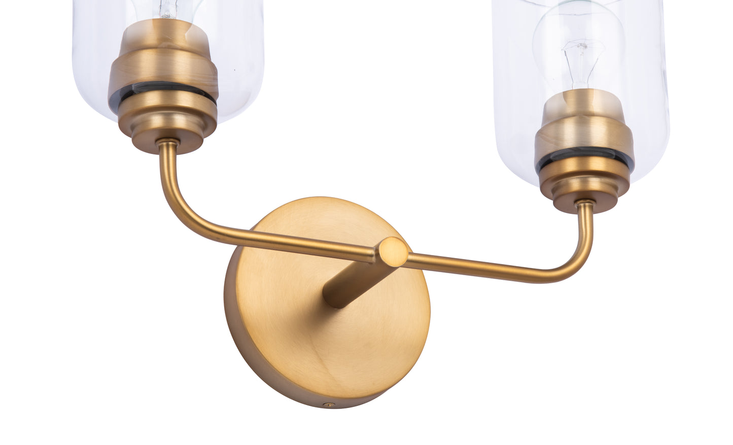 Kiara 2-Light Brass Dimmable Bathroom Vanity Light