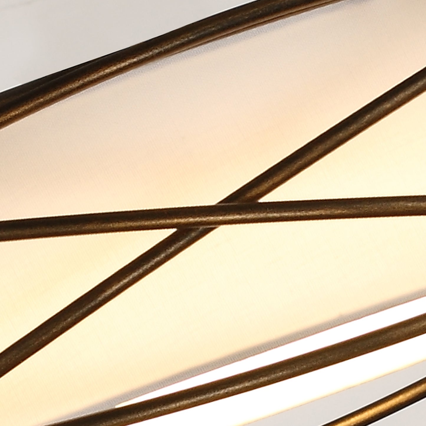 Lusteria 20" Brown Modern LED Flush Mount Ceiling Light