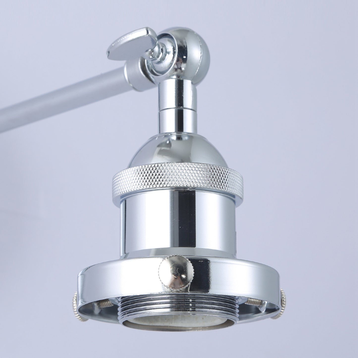 Lusteria 6.88" 1-Light Modern Chrome Crystal Wall Sconce Light