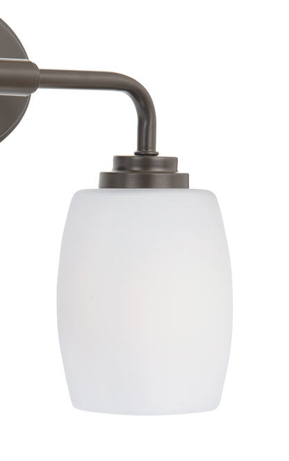 Meira 2-Light Bronze Dimmable Bathroom Vanity Light