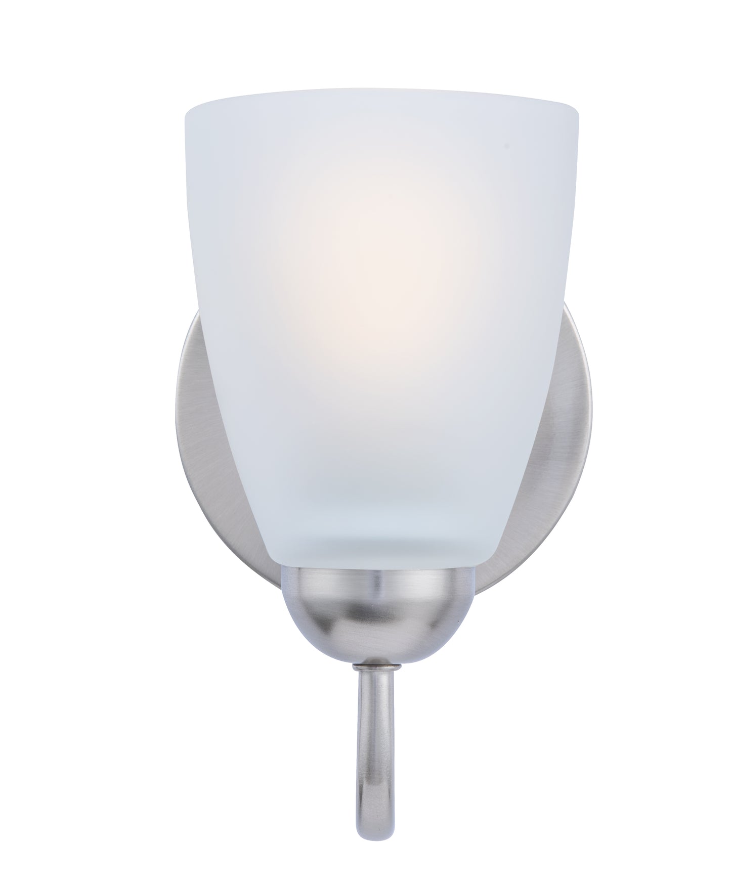 Nell 1-Light Silver Dimmable Bathroom Vanity Light