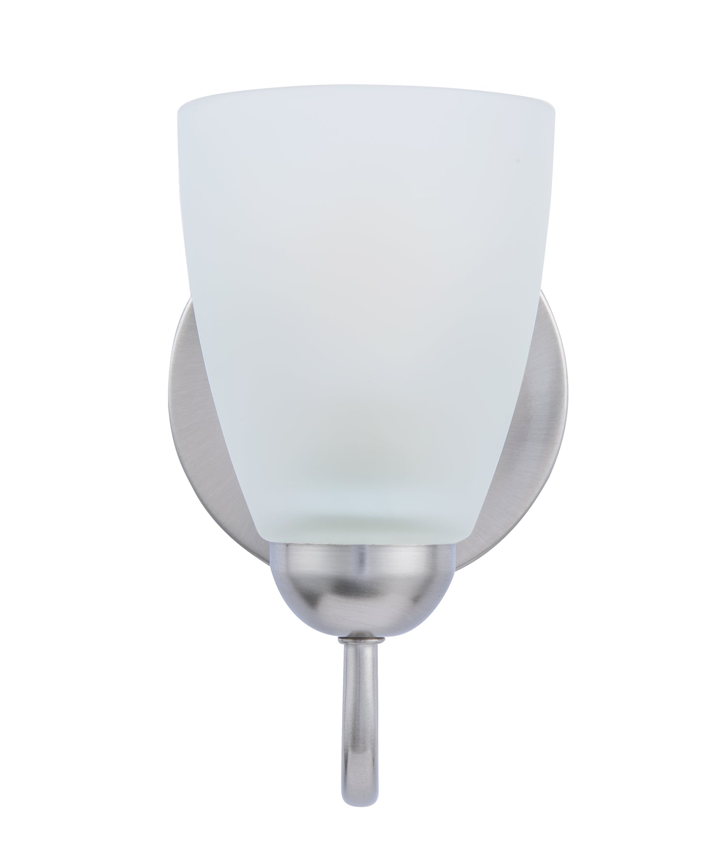 Nell 1-Light Silver Dimmable Bathroom Vanity Light