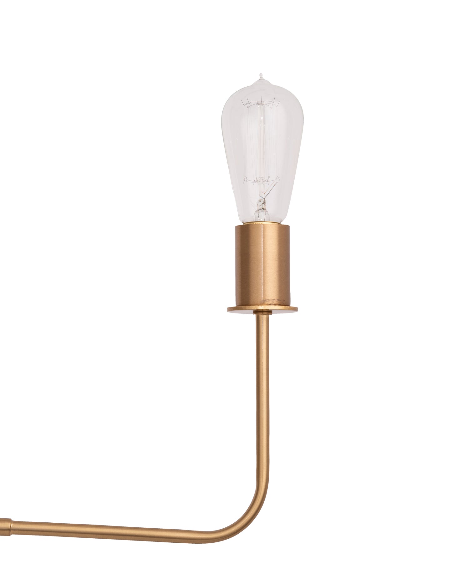 Radiant 6-Light Modern Traditional Gold Chandelier
