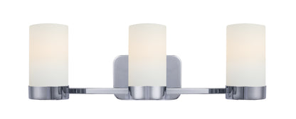 Revis 3-Light Silver Dimmable Bathroom Vanity Light