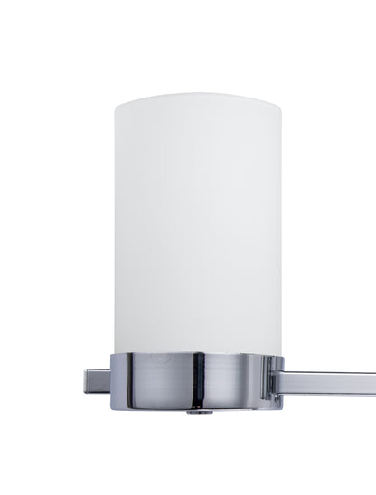 Revis 3-Light Silver Dimmable Bathroom Vanity Light