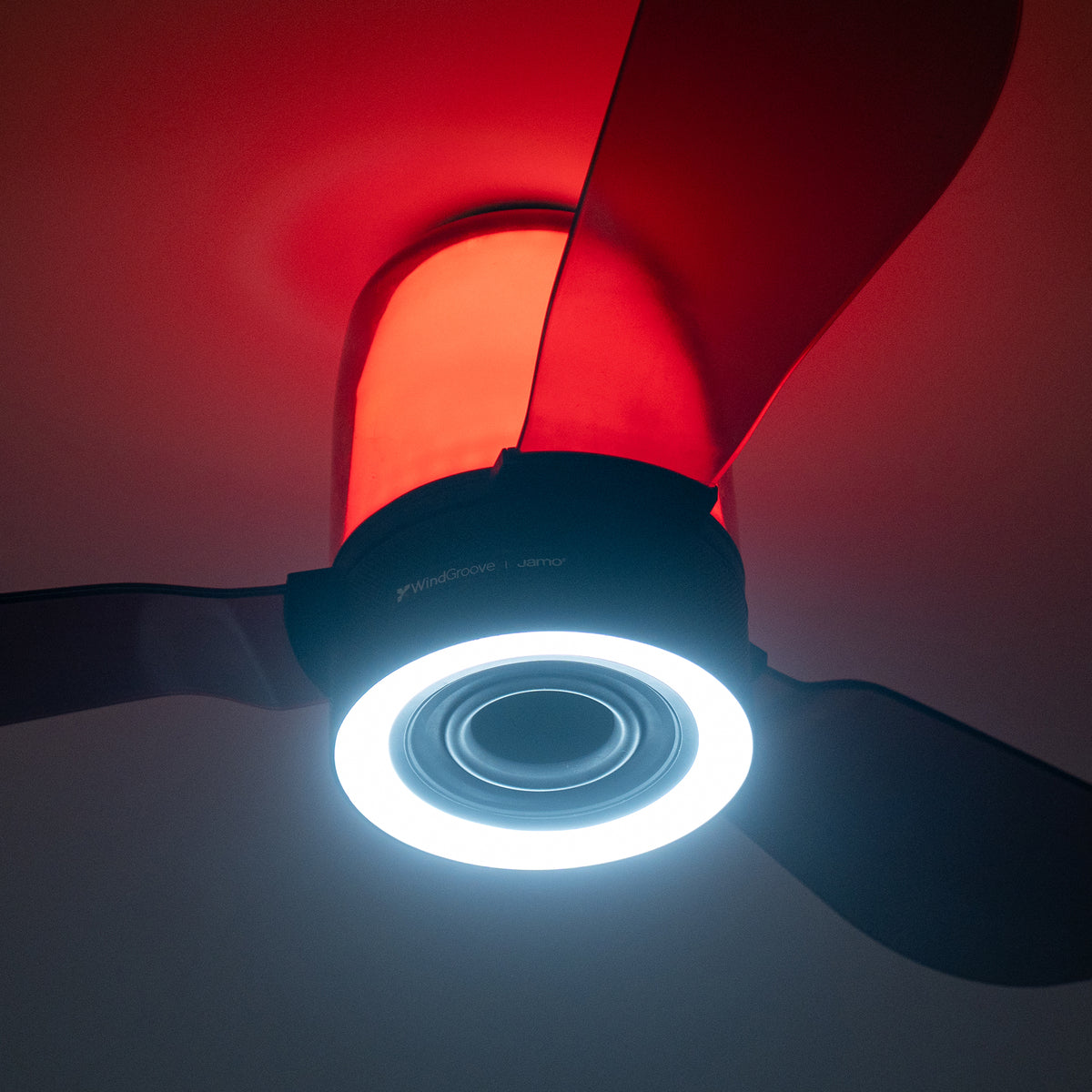 Ceiling Fan with Bluetooth Speaker, RGB LED Light, 48-Inch