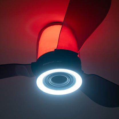 Ceiling Fan with Bluetooth Speaker, RGB LED Light, 48-Inch
