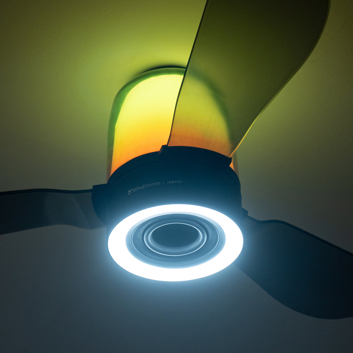 Ceiling Fan with Bluetooth Speaker, RGB LED Light, 48-Inch