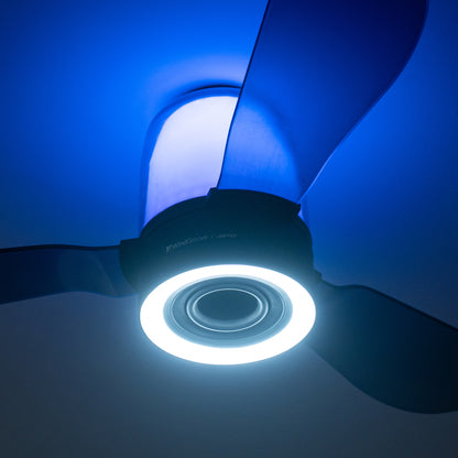 Ceiling Fan with Bluetooth Speaker, RGB LED Light, 48-Inch