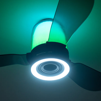 Ceiling Fan with Bluetooth Speaker, RGB LED Light, 48-Inch