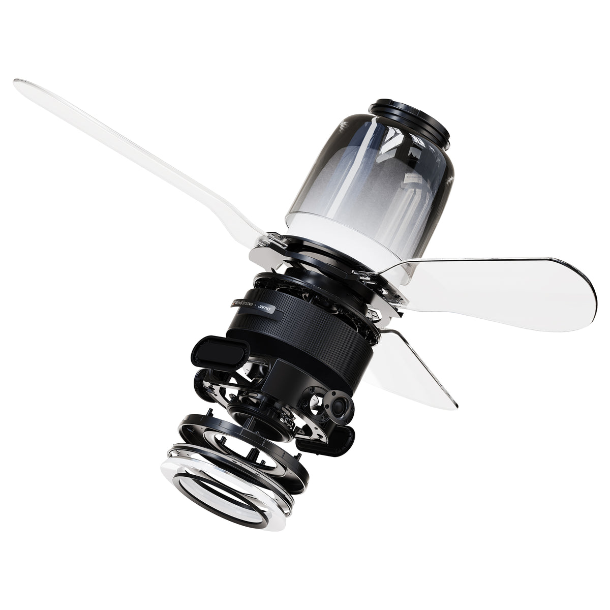 Ceiling Fan with Bluetooth Speaker, RGB LED Light, 48-Inch
