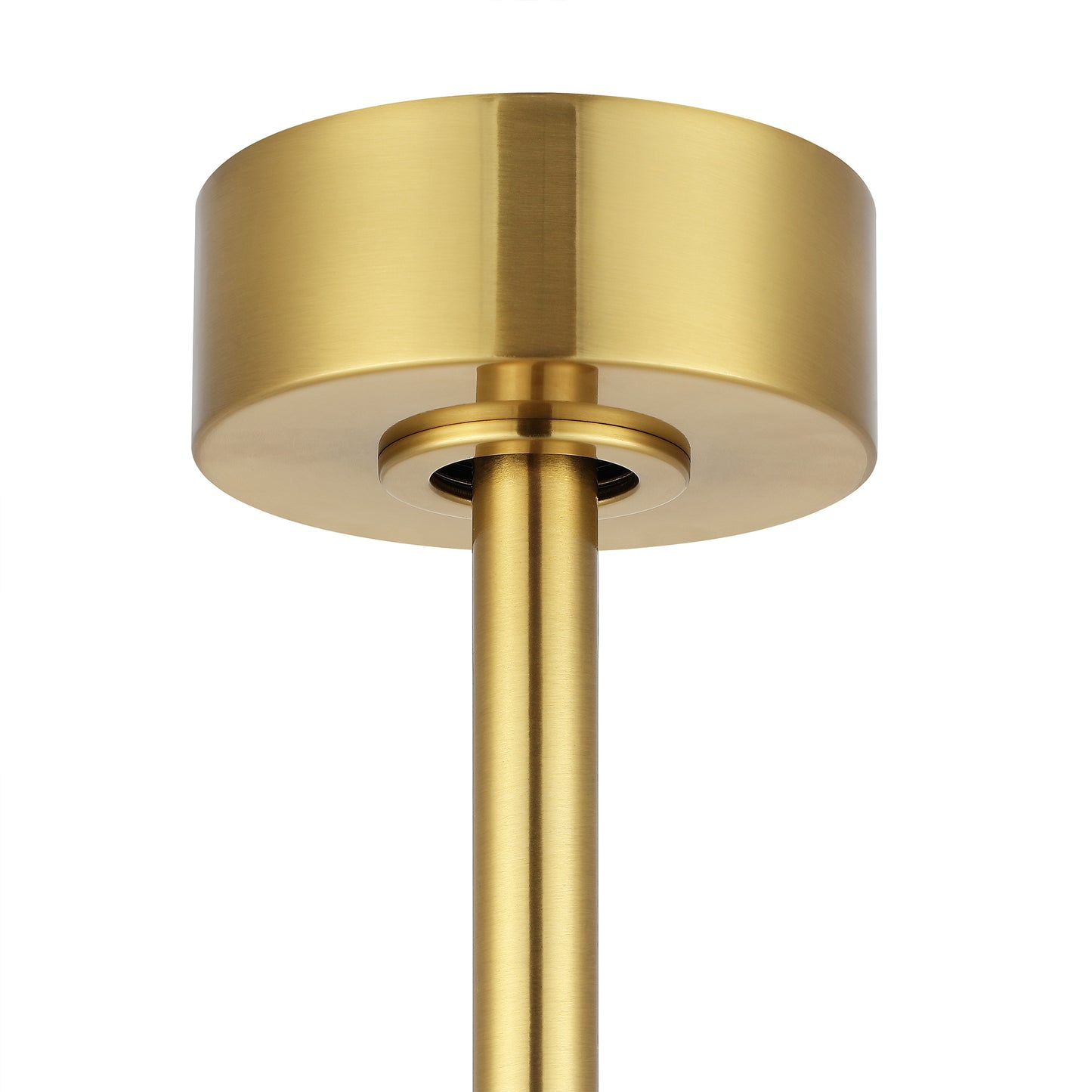 54" Gold & White Ceiling Fan with Light & Remote – Modern 5-Blade, Quiet DC Motor