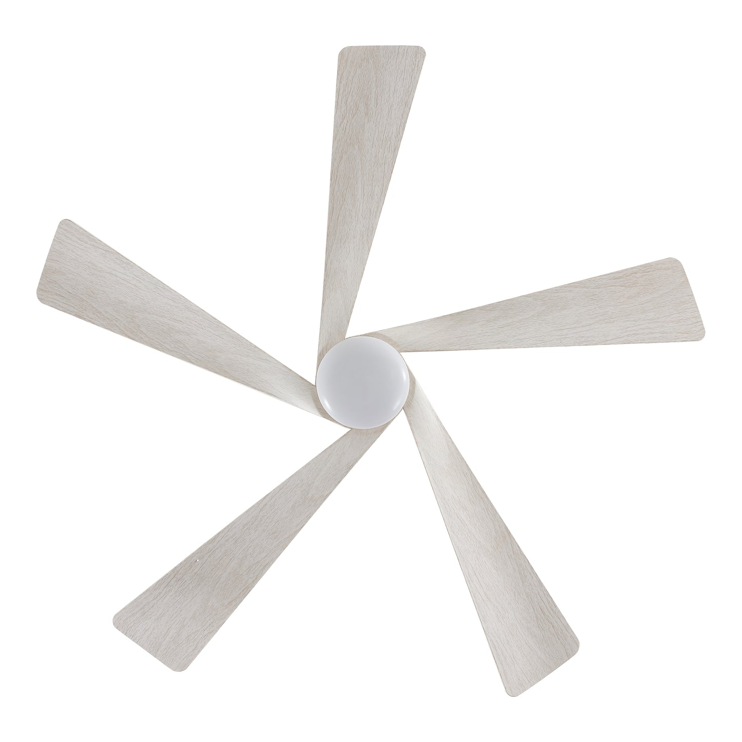 52" Gold Ceiling Fan with Gray Blades and LED Light – Modern Dimmable Fan with Remote