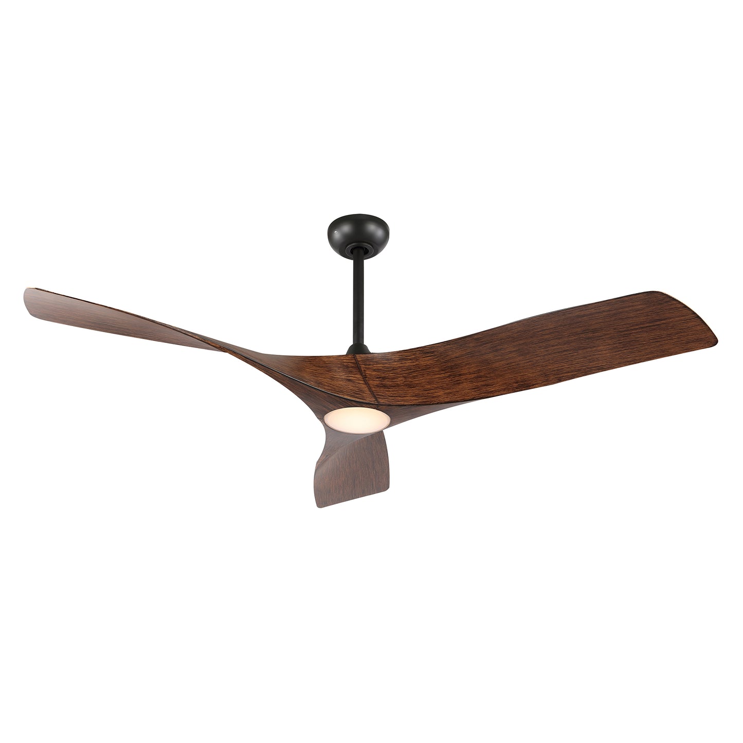 52" Ceiling Fan with LED Light and Remote – Modern Dimmable Fan with DC Motor