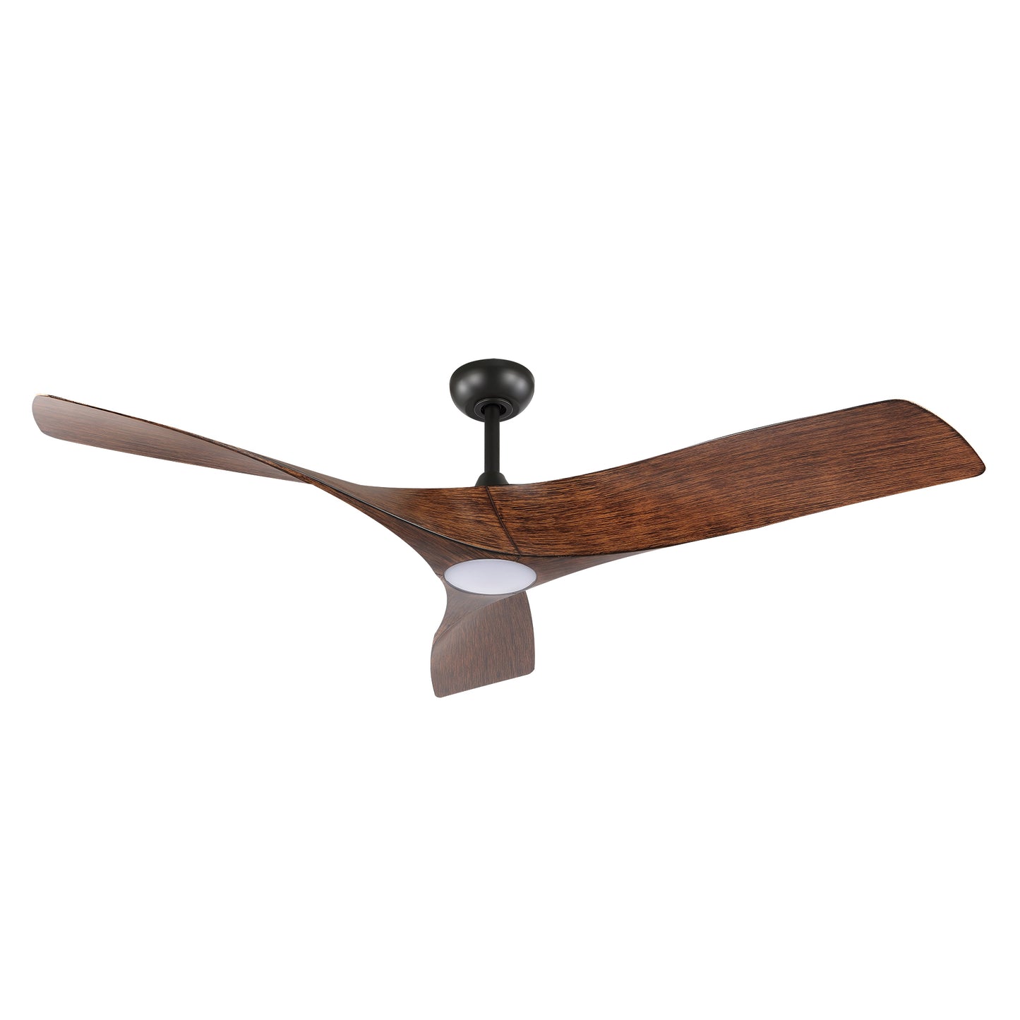 52" Ceiling Fan with LED Light and Remote – Modern Dimmable Fan with DC Motor