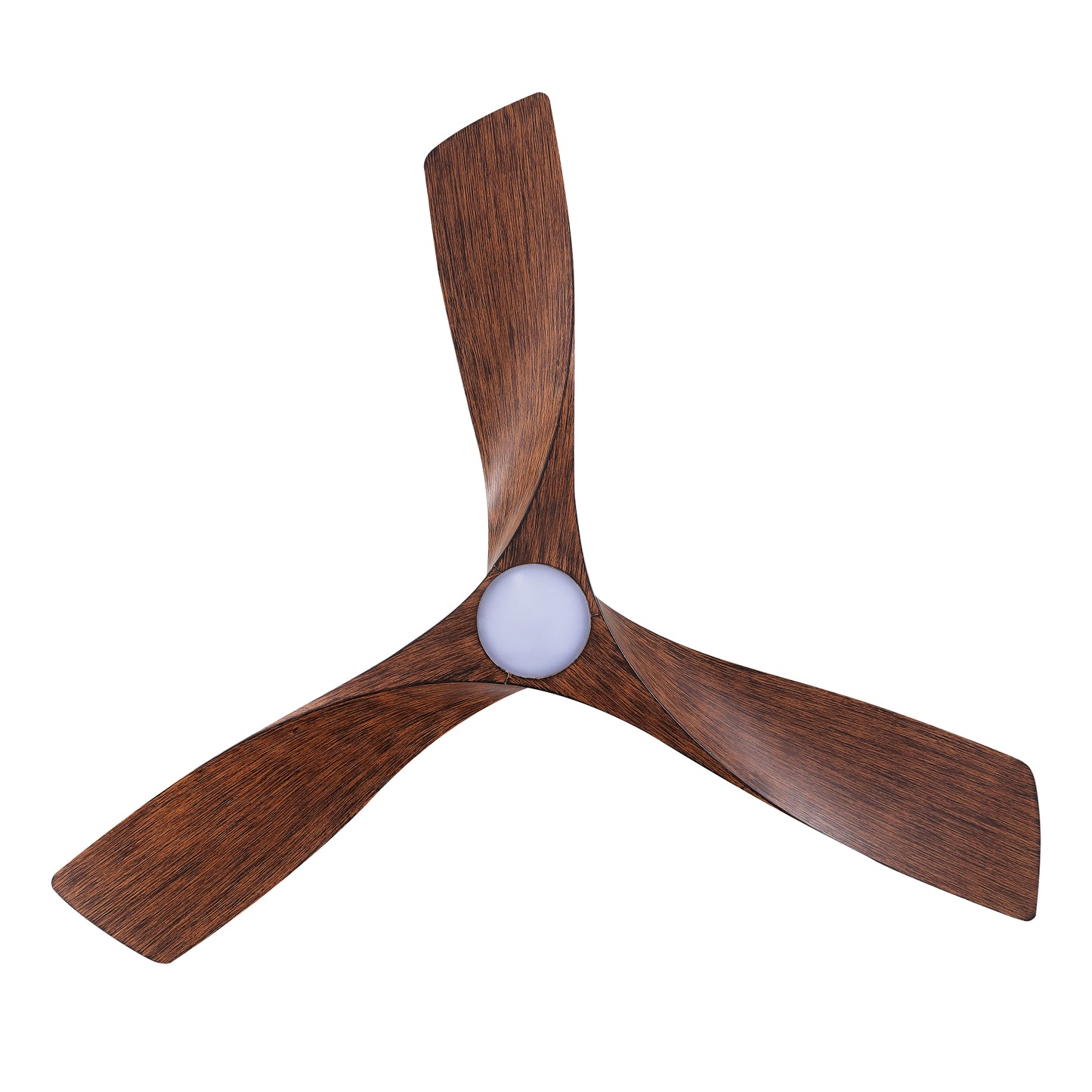 52" Ceiling Fan with LED Light and Remote – Modern Dimmable Fan with DC Motor