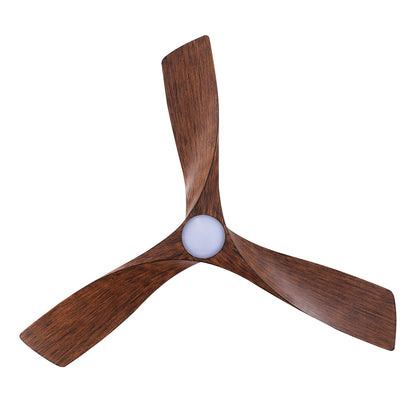 52" Ceiling Fan with LED Light and Remote – Modern Dimmable Fan with DC Motor