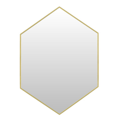 24" x 34" Gold Wall Mirror – Modern Framed Vanity Mirror