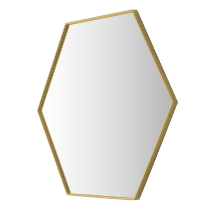 24" x 34" Gold Wall Mirror – Modern Framed Vanity Mirror