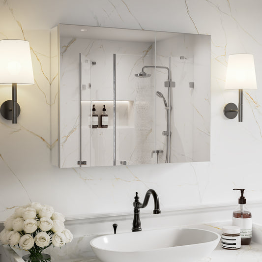 Medicine Cabinet 30x24" Recessed or Surface Mount Mirror