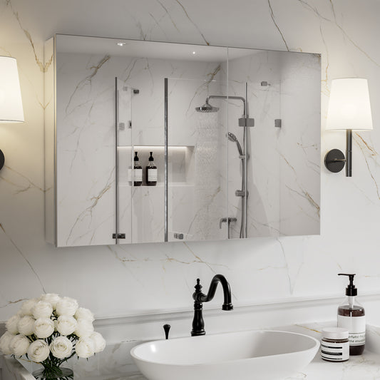 Medicine Cabinet 36x24" Recessed or Surface Mount Mirrored