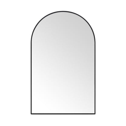 30" x 48" Black Arched Wall Mirror – EbonyArch Tall Vanity Mirror